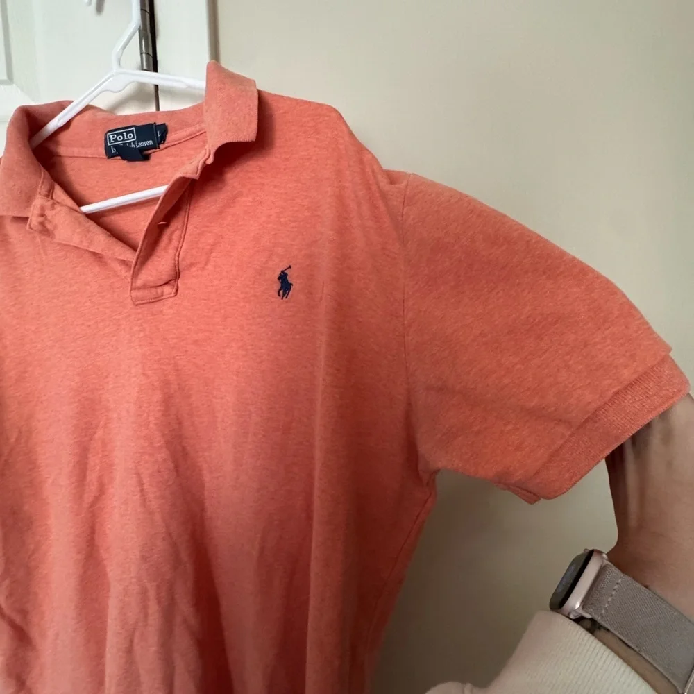 Ralph Lauren Men's Polo Shirt in Warm Orange